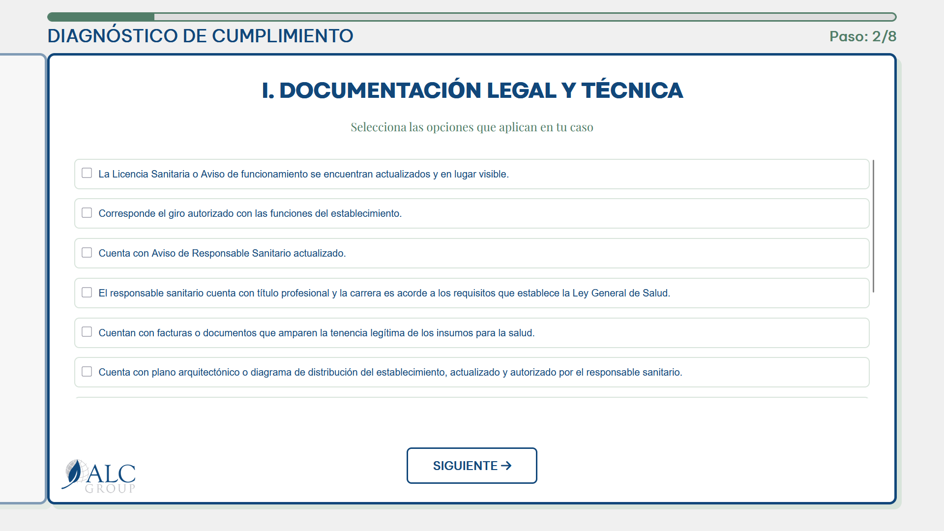 Proceso de diagnóstico
